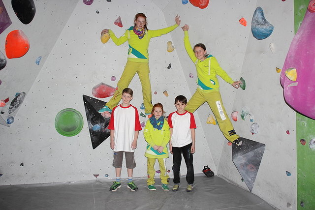 Die jungen Außerferner Kletterer haben sich hervorragend in Szene gesetzt. | Foto: privat