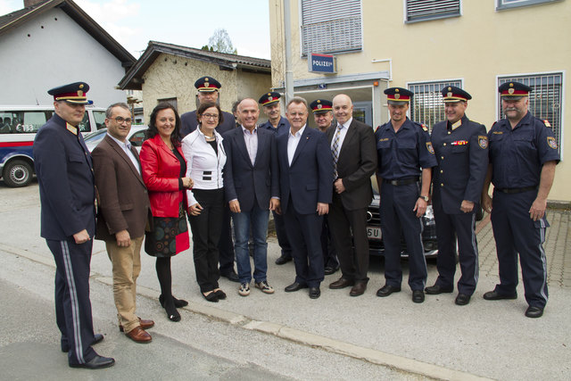 MinisterInnenbesuch bei der Polizeiinspektion Oberwart