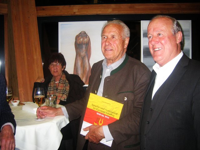 Bürgermeister Gerhard Oleschko, Keutschach und Gemeinderat Reinhold Gaspar, Klagenfurt