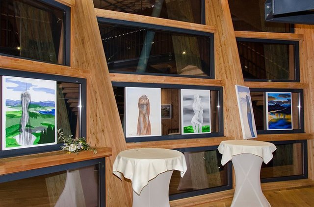 Kunstwerke in einem beeindruckenden architektonischen Kunstwerk!