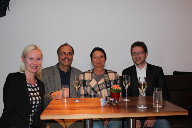 Pia Kristina Vakkilainen (Audioversum), GR Uschi Schwarzl mit Gatte Manfred Roner, Christoph Rogonig (ÖWF)