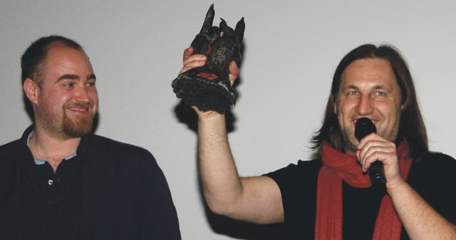 Filmpreis: Stefan Müller und Oliver Haas (v.l.) siegten in der Kategorie "Bester Langfilm".