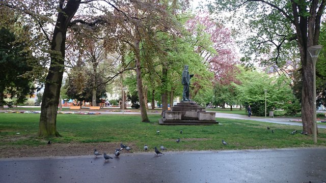 "Morgenstund hat Gold im Mund" - Linzer Volksgarten am 15. 04.2015, ganz in der Früh!