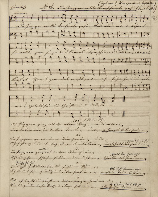 Handschrift: "Die Pinzgra wollten Kirchfiartn geh'n" | Foto: Salzburg Museum