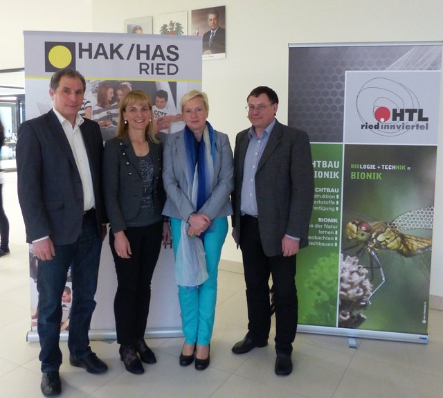 Hr. Andexer – FACC, Fr. Deschberger – HAK, Fr. Kehl-Weilguny – HTL, Hr. Zeilinger - Krankenhaus