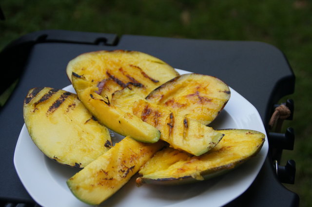 Nach ca. drei Minuten sind die Mangos gar.