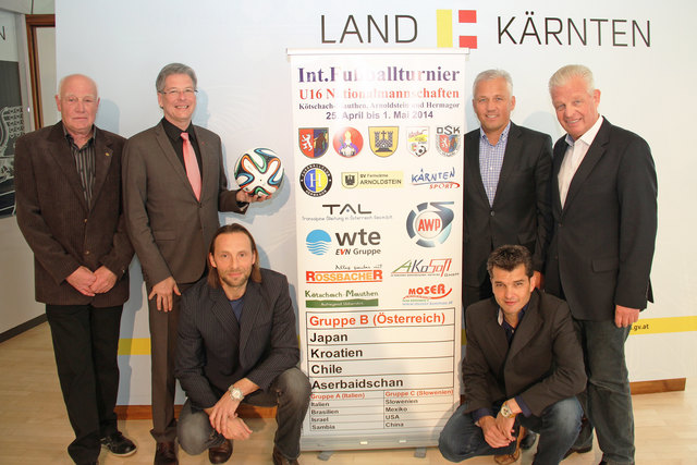 LH Peter Kaiser (2. v. li.) mit Reinke Tellian, Bernd Kristler, Norbert Hofer, Gernot Michenthaler und Walter Hartlieb | Foto: LPD
