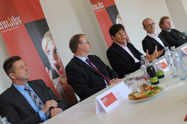 Auf der Pressekonferenz