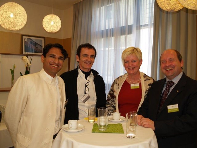 elisana Experten unter sich (v.l.): Dr. Ashish Bhalla, Dr.Christian F. Wolf, Dr. Jutta Flatscher und Dr. Martin Bischof