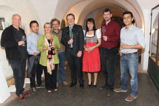 Die Sonnenforscher ließen den Abend nach dem Workshop im Weingut Winkler-Hermaden in Kapfenstein ausklingen.