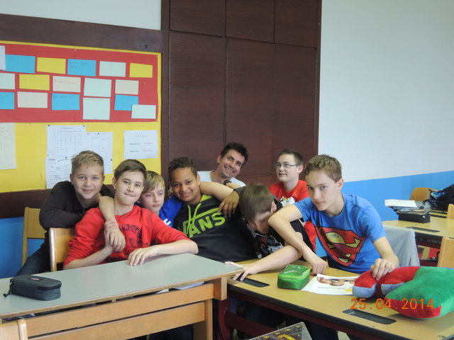 Die Schüler der Neuen Mittelschule Illmitz hatten ihren Spaß mit den Native Speakern. | Foto: NMS Illmitz