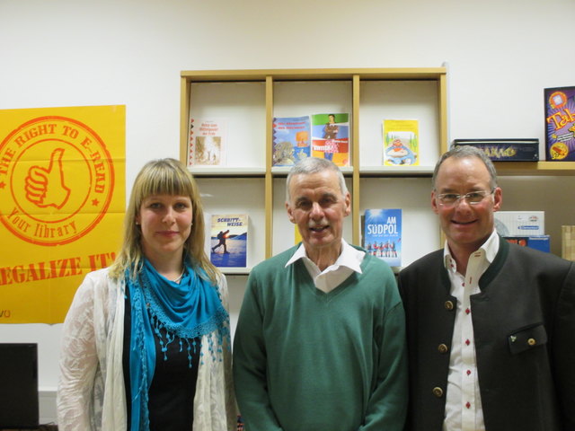 Gemeinsamer Abend: Katharina Jeßner, Dir. Hans Müller, VzBgm Johann Ramsbacher