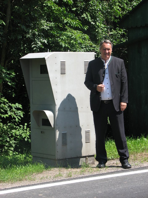 Bürgermeister Josef Schmidl-Haberleitner aus Pressbaum: "Wir haben uns schon früh für diese Neuerung interessiert."