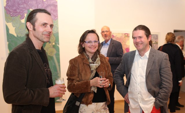 Künstler Alexander Fasekasch,  Brigitte Reutner , Musiker Marcus Doneus | Foto: privat