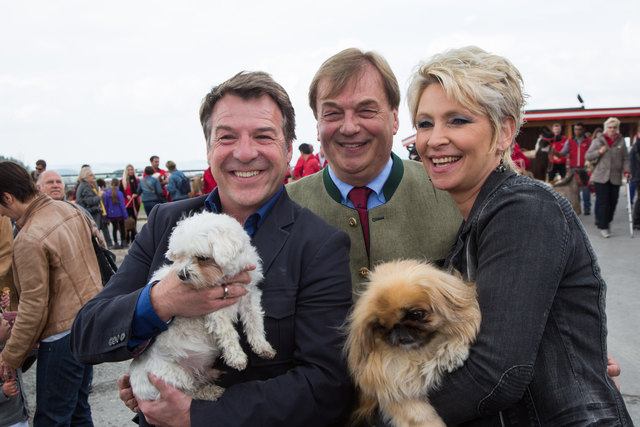 V.l.: Patrick Lindner, Michael Aufhauser und Claudia Jung. | Foto: Neumayr