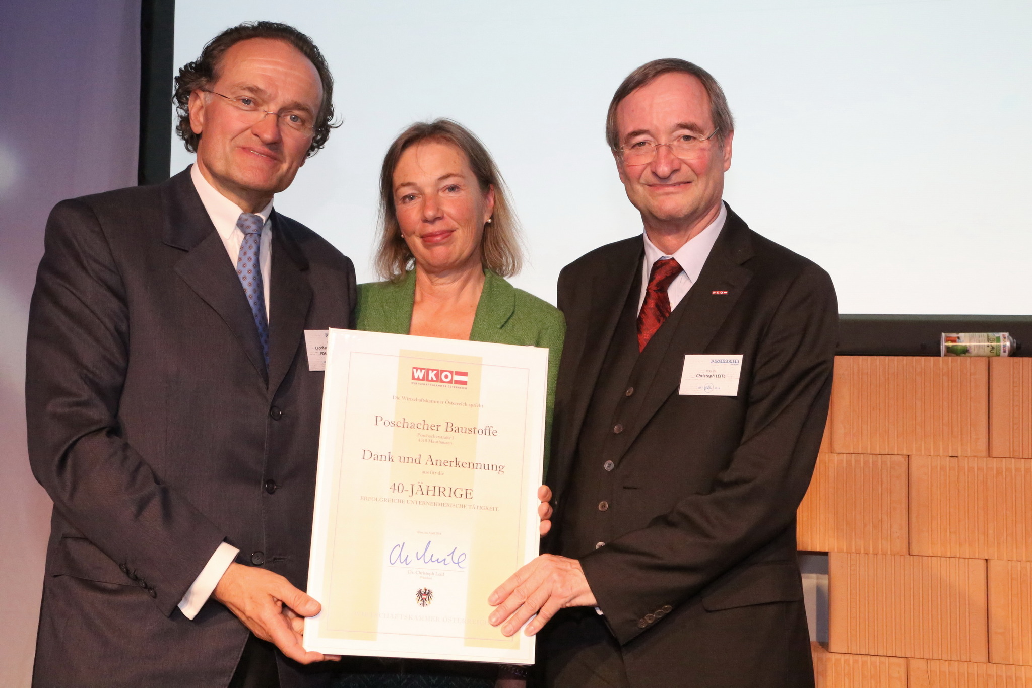 40 Jahre Poschacher Baustoffe Perg