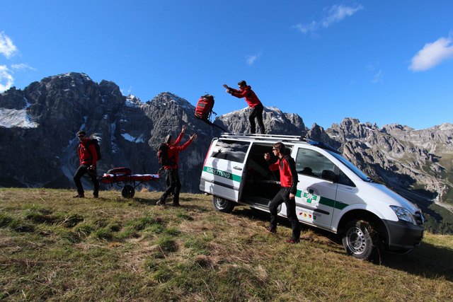 Vorbereitung für einen Einsatz. | Foto: Peter Veider