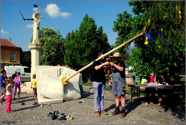 Feinjustierungen wegen des Windes ...