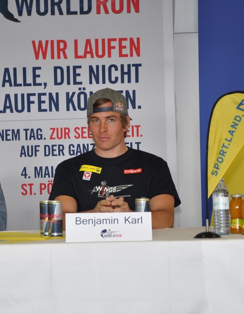 Benny Karl blickt zuversichtlich auf den Wings for Life Worldrun am kommenden Sonntag.