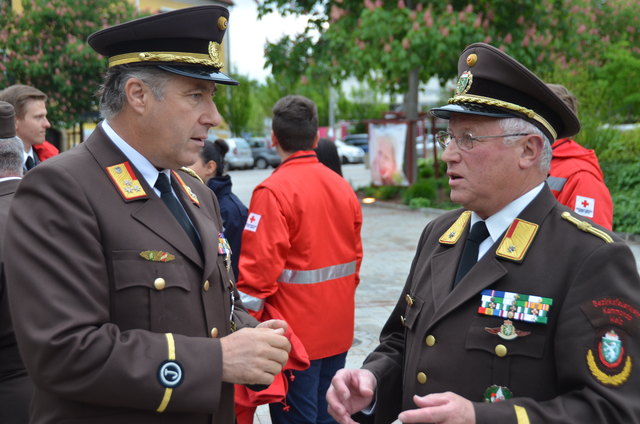 (li.)OBR d. ÖBFV Peter Kirchengast mit E_ABI Josef Jackum