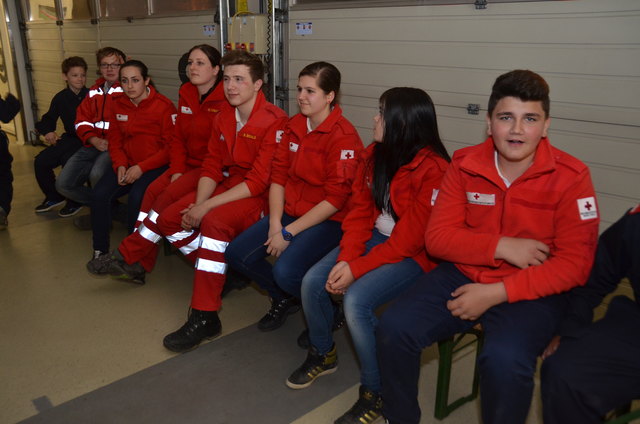 Die Jugend vom Roten Kreuz Gleisdorf