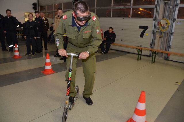 Sogar der Abschnittsjugendwart OBM Thomas Fröschl fuhr den Parcours