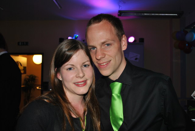 Auch Vanessa Rödel und Benjamin Grabner durften als Mitglieder des Jugendcorners an diesem Abend nicht fehlen. | Foto: Katrin Fischer