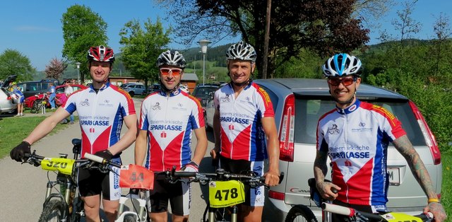 Vlnr.: Glettler, Hausleitner, Schellnegger, Liebmann. | Foto: Rc Tri Run Arbö Weiz