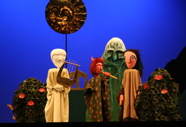 Das Figurentheater LILARUM zeigt aktuell „Der König mit den Eselsohren“ mit Wolfram Berger. | Foto: Foto: LILARUM