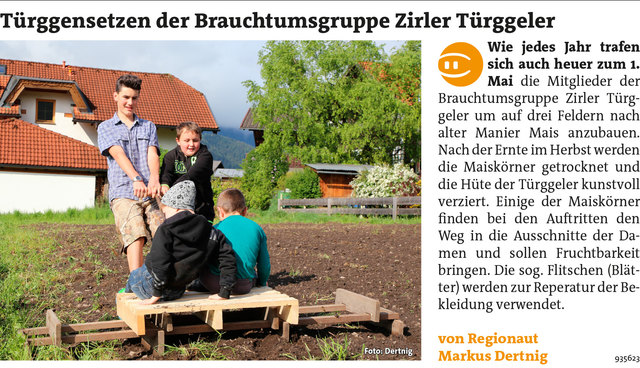 Bezirksblätter Telfs KW19 - Markus DertnigLink zum Beitrag: http://www.meinbezirk.at/935623