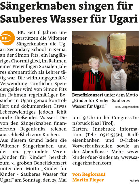 Bezirksblätter Telfs KW19 - Martin PleyerLink zum Beitrag: http://www.meinbezirk.at/928463