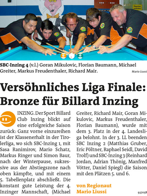 Bezirksblätter Telfs KW19 - Mario LiussiLink zum Beitrag: http://www.meinbezirk.at/937058