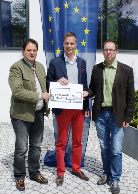 Die Fraktionsobmänner der Marktgemeinde Altenmarkt: Engelbert Thurner (FPÖ), Roland Dolschek (ÖVP), Siegfried Stöckl (SPÖ).