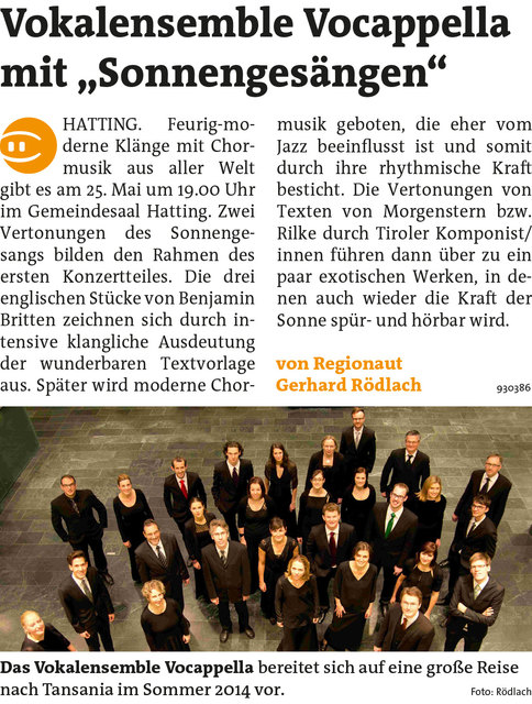 Bezirksblätter Telfs KW20 - Gerhard RödlachLink zum Beitrag: http://www.meinbezirk.at/930386