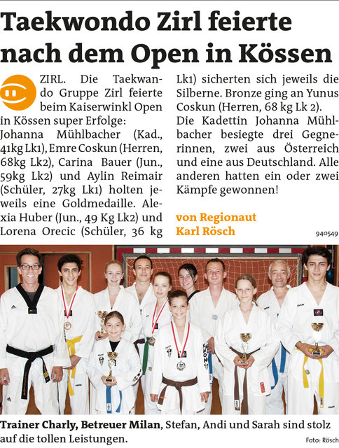 Bezirksblätter Telfs KW20 - Karl RöschLink zum Beitrag: http://www.meinbezirk.at/940549