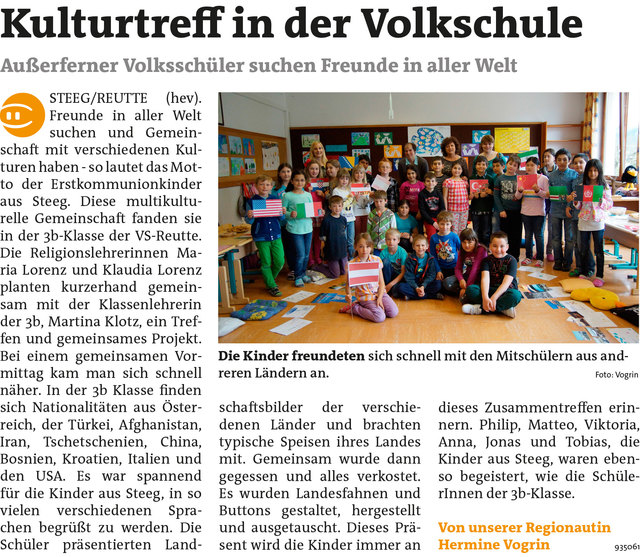 Bezirksblätter Reutte KW20 - Hermine VogrinLink zur Bildergalerie: http://www.meinbezirk.at/935061