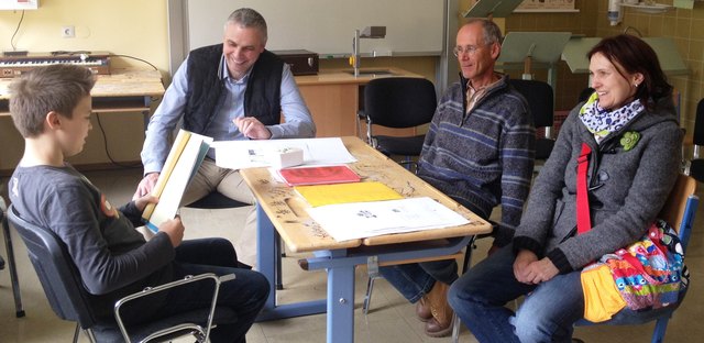 Die Kinder sprachen über ihre Stärken und gelungenen Arbeiten. | Foto: NMS Trieben