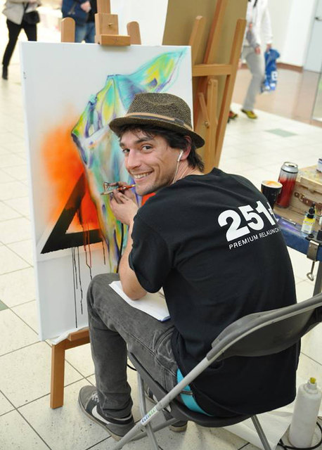 Graffiti-Live-Act, Workshop und Ausstellung von und mit TeoSon. | Foto: TeoSon