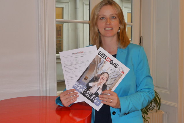 SP-Bezirksvize Daniela Stepp will evaluieren, welche Themenbereiche die Menschen in der Inneren Stadt bewegen. | Foto: SP