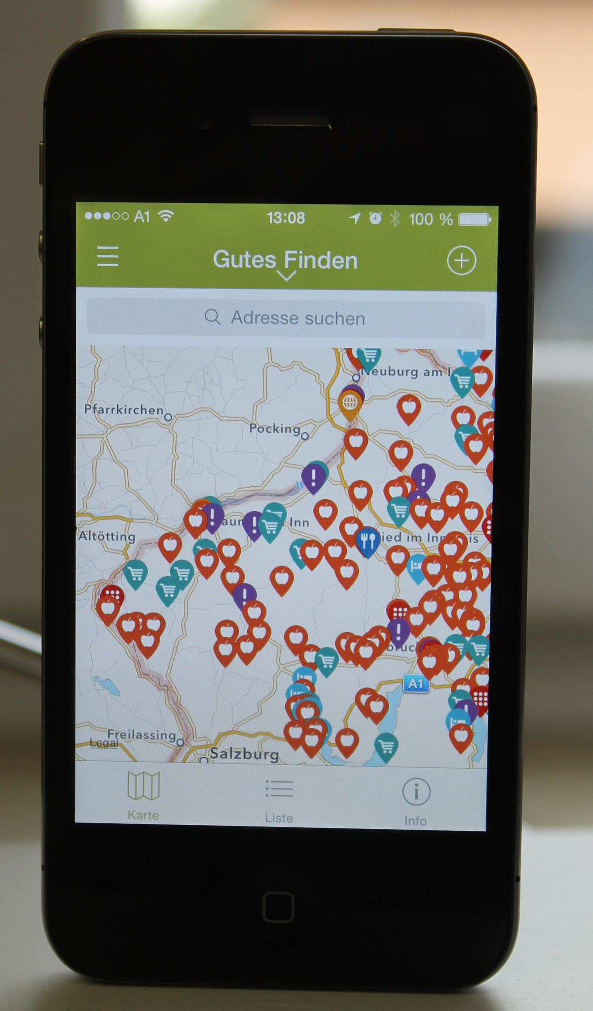 Mit HandyTechnik zu BioLebensmitteln Braunau