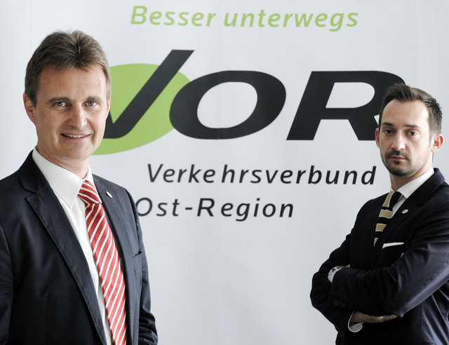VOR-Geschäftsführer Wolfgang Schroll und Thomas Bohrn erhöhen die Tarife. | Foto: Archiv/VOR
