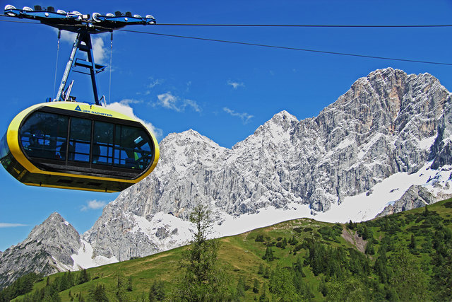 Das Premiumprojekt der Sommercard ist die Gratisfahrt mit der Dachsteinseilbahn. | Foto: Schladming-Dachstein