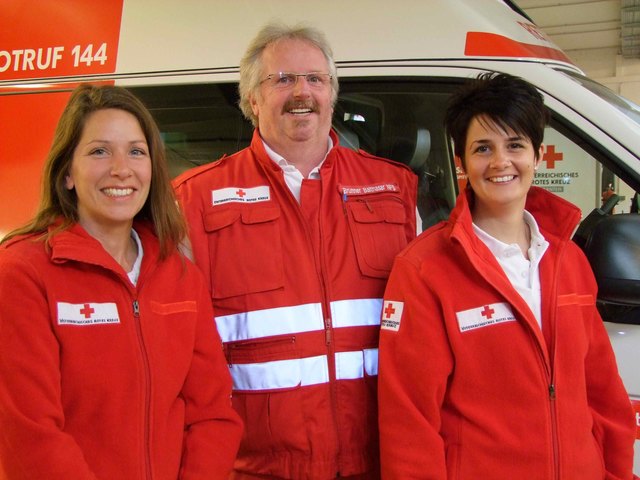 v.l. Ulrike Kofler, Balthasar Brunner, Katrin Tscharnutter
