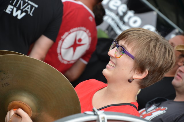 Picture On Festival - Beim Musizieren am Zeltplatz mit anschließendem Marsch zum Festivalgelände