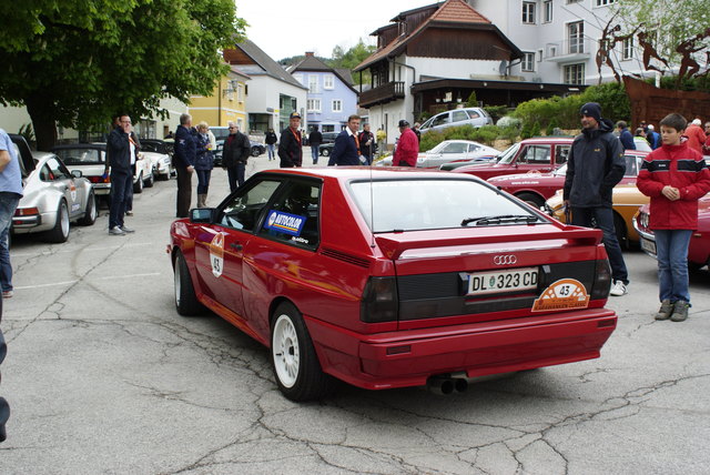 AUDI Urquattro, auch hier gab es lange Hälse