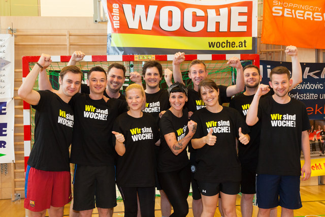 Stammgast: Traditionell warf sich auch ein Team der WOCHE ordentlich ins Zeug.