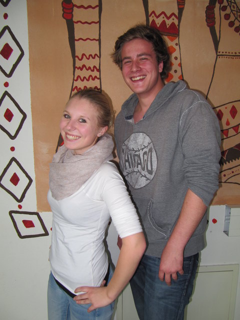 Erasmus-Schüler: Isabella Reiter aus Hallein und Sebastian Starnberg aus Grödig. | Foto: Bitschnau