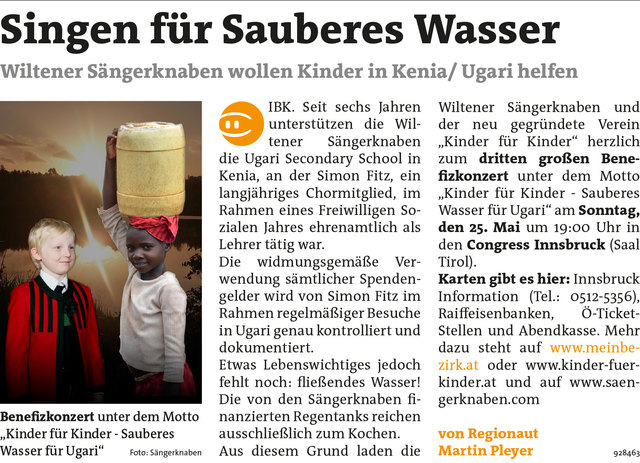 Bezirksblätter Telfs KW21 - Martin PleyerLink zum Beitrag: http://www.meinbezirk.at/928463