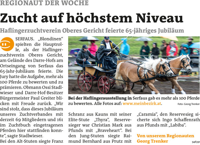 Bezirksblätter Landeck KW21 - Georg TrenkerLink zur Bildergalerie: http://www.meinbezirk.at/946391