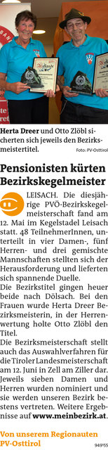 Bezirksblätter Osttirol KW21 - Pensionistenverband OsttirolLink zur Bildergalerie: http://www.meinbezirk.at/949155